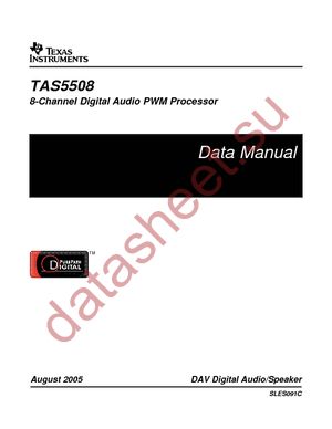 TAS5508PAG datasheet  